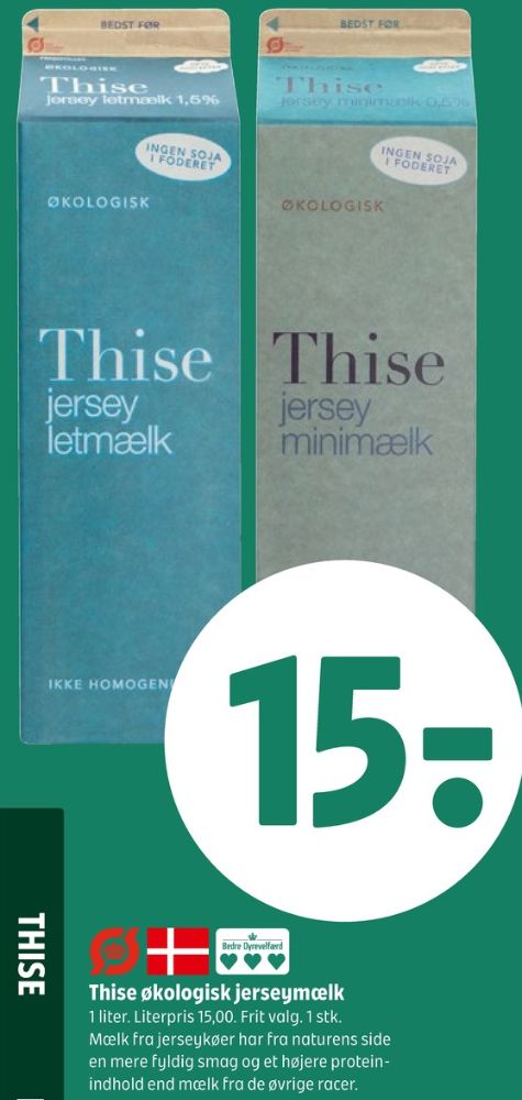 Thise, Jersey Letmælk