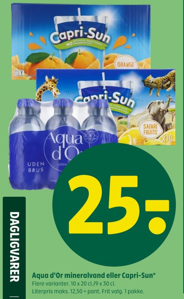 Aqua d'Or, Mineralvand uden brus 9 pk.