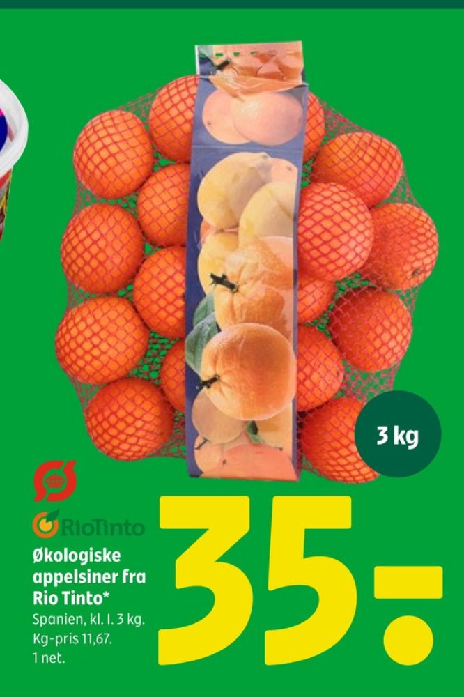 Riotinto Fruit, Appelsiner