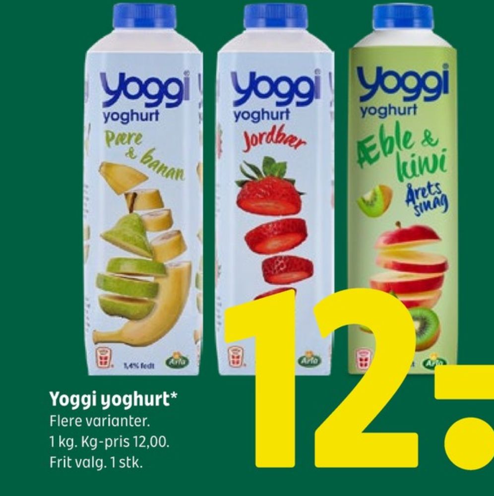 Yoggi, Jordbær Yoghurt 