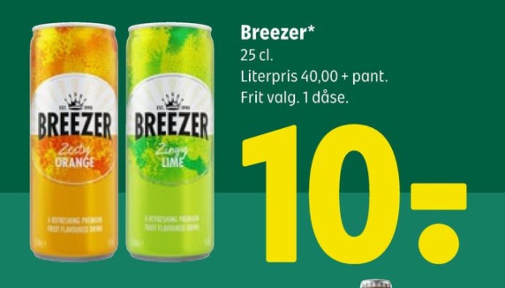 Bacardi Breezer, Zesty Orange RTD