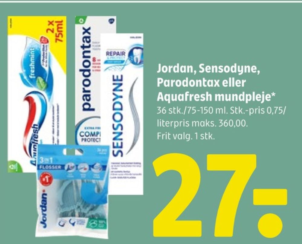 Jordan 3-in-1 flosser, Tandstikker