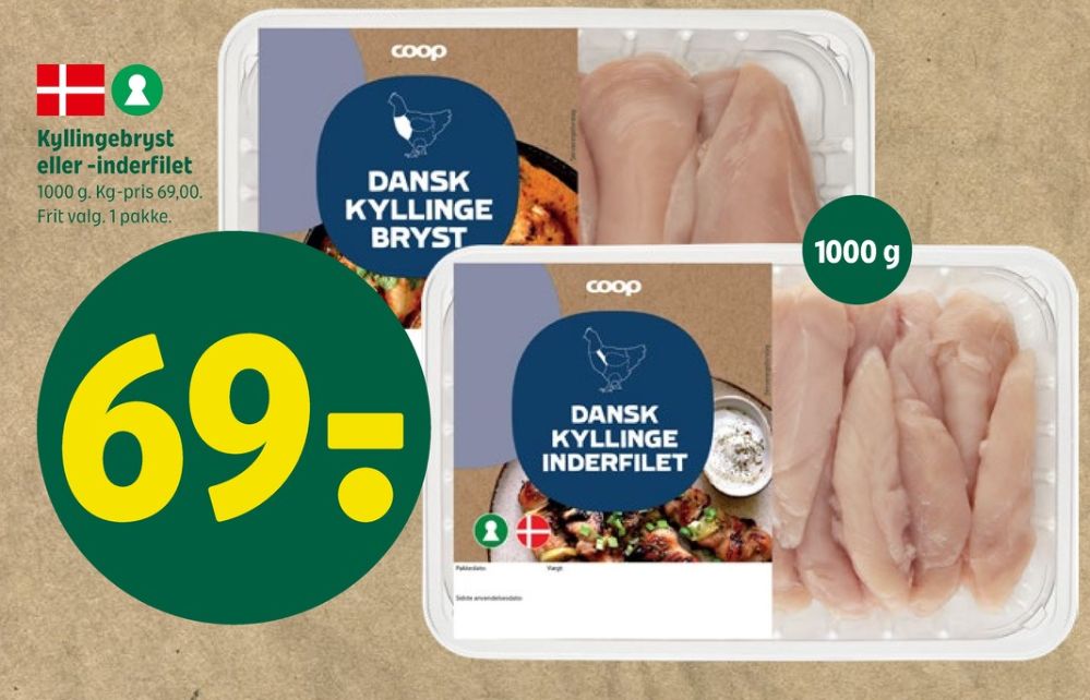 Coop, Kyllingebrystfilet