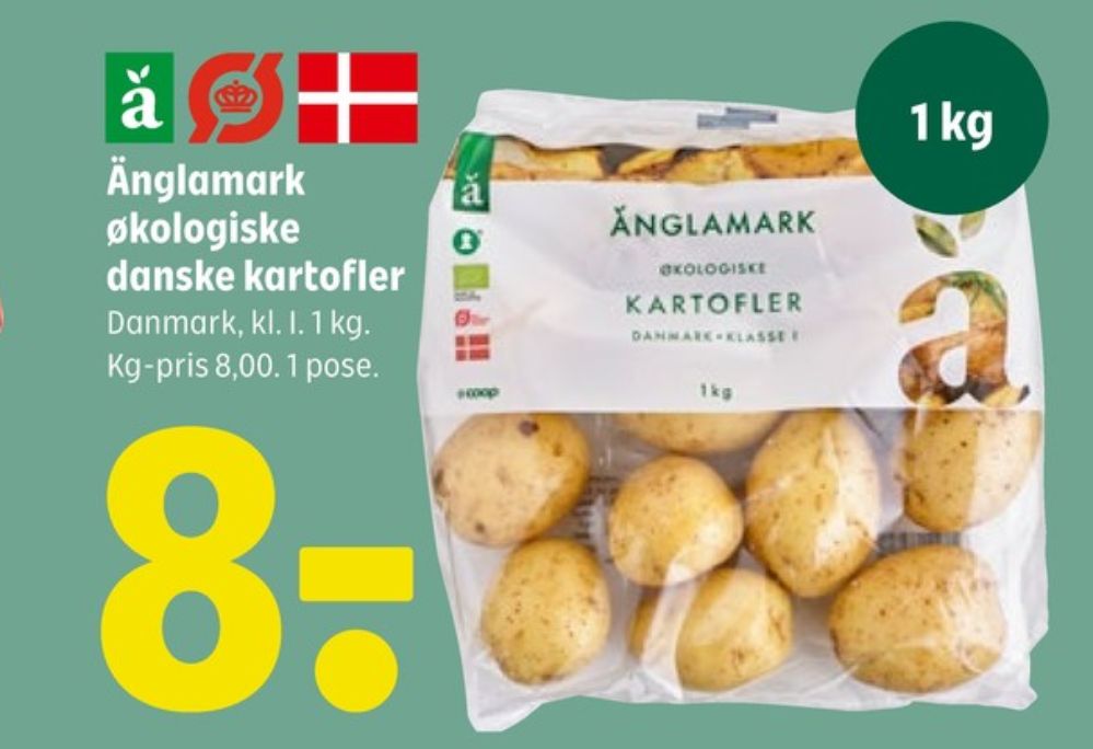 Änglamark, Kartofler