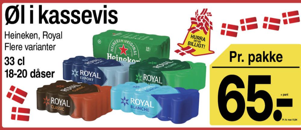 Royal Classic, Øl 20 pk.