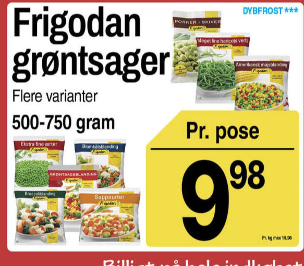 Frigodan, Suppeurter