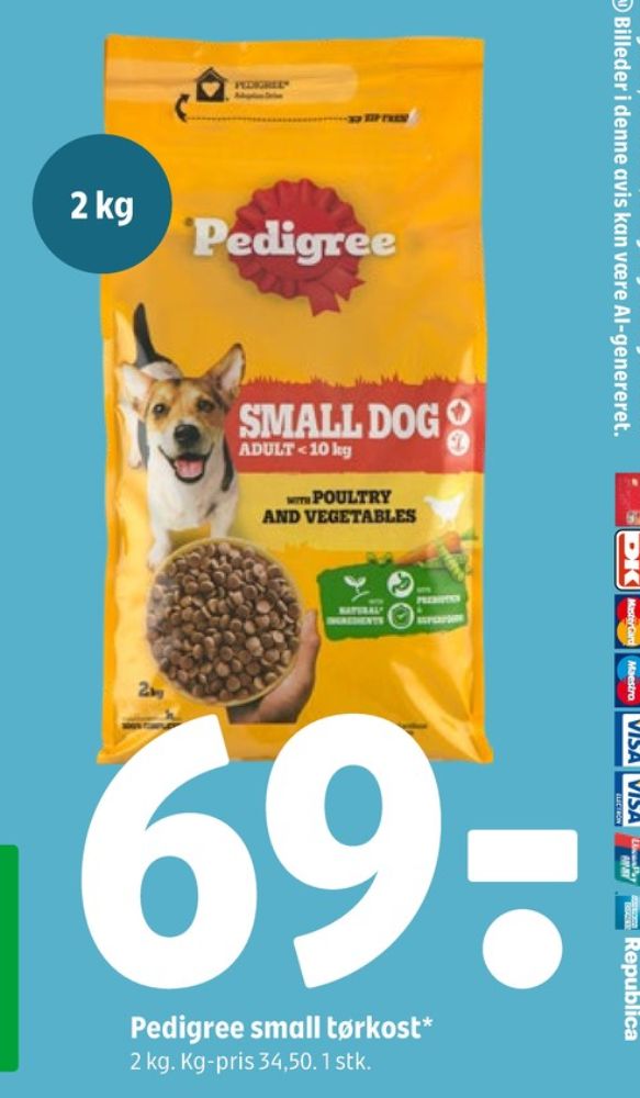 Pedigree, Hundefoder