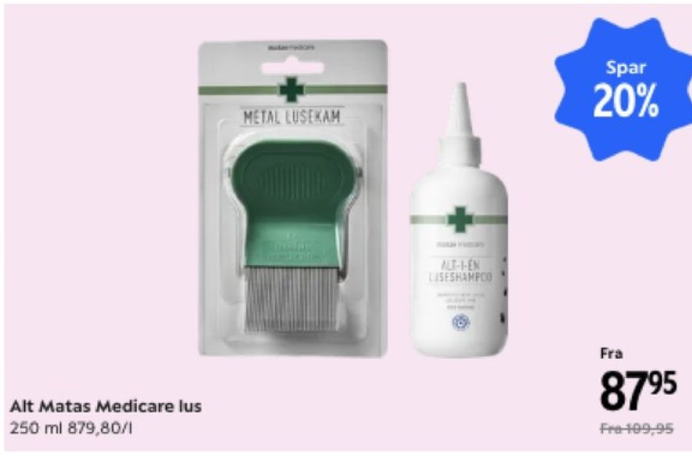 Matas MediCare, Luseshampoo