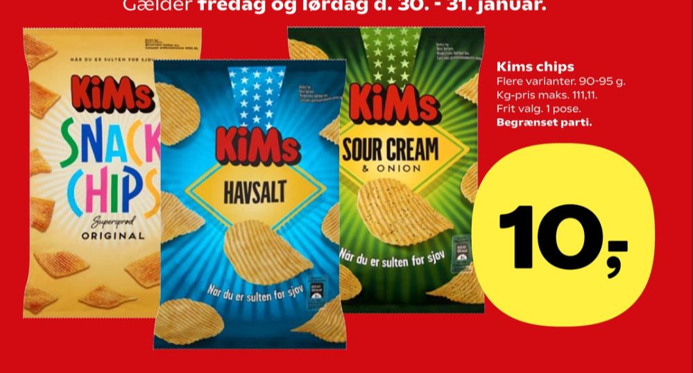 Kims, Havsalt Chips
