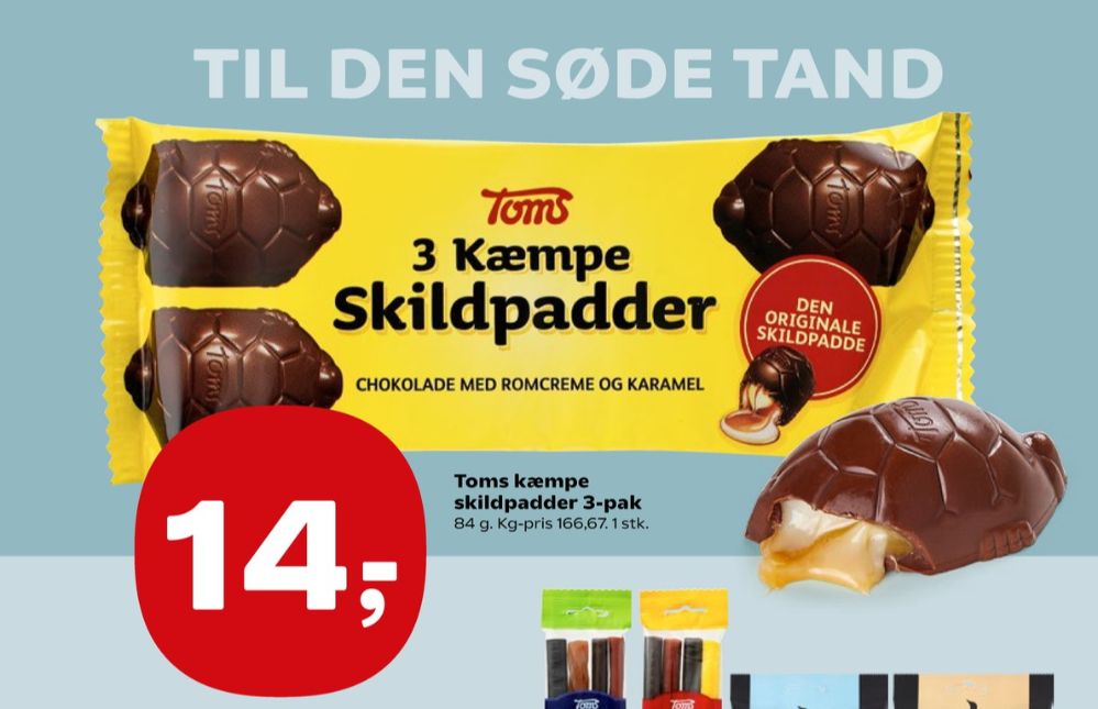 Toms Kæmpe Skildpadder, Chokoladeskildpadder