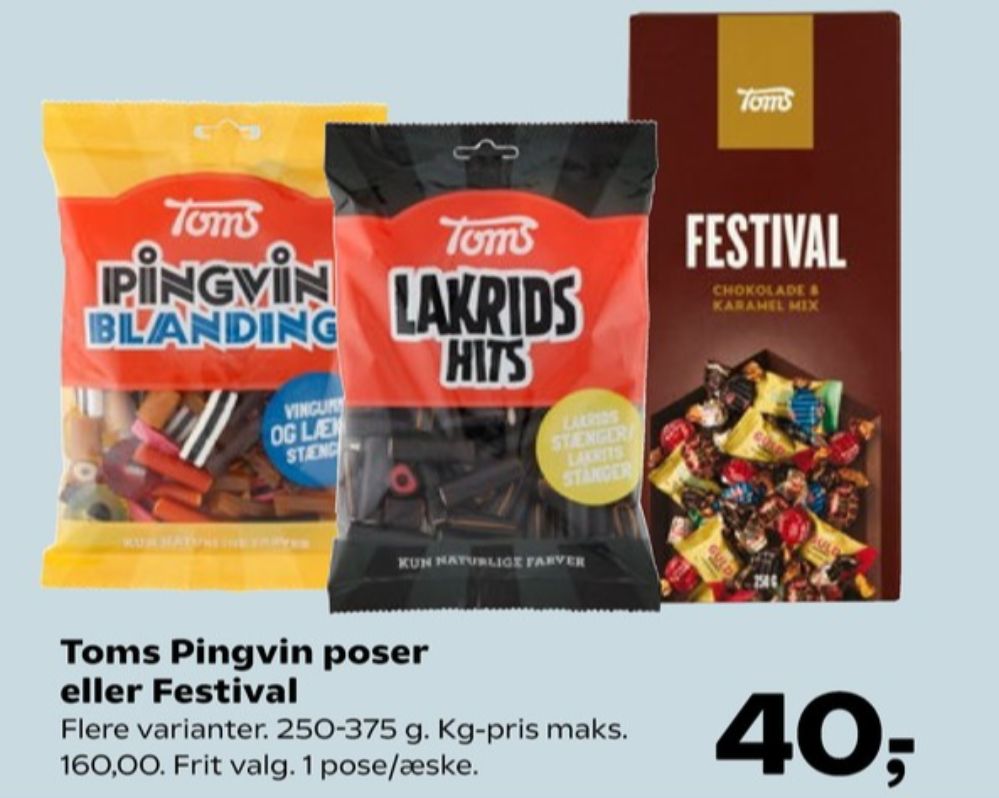 Toms Festival, Dessertchokolade