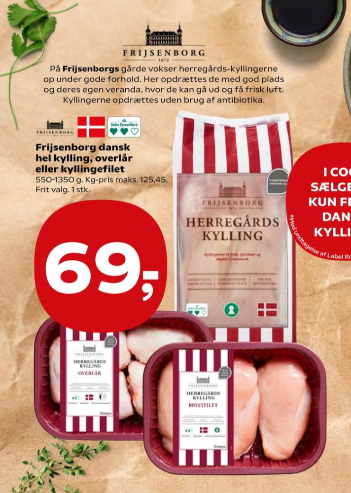 Frijsenborg, Kylling