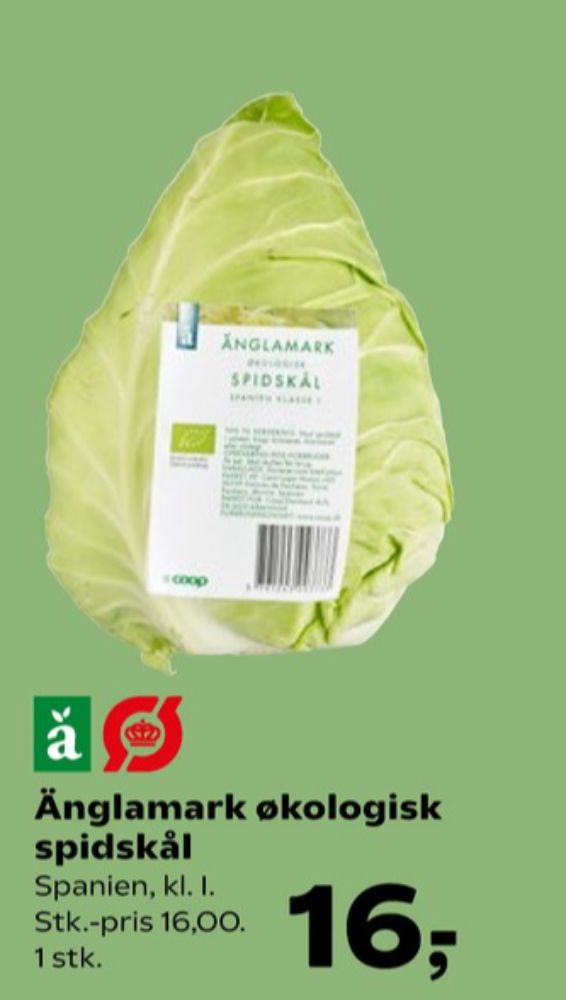 Änglamark, Spidskål