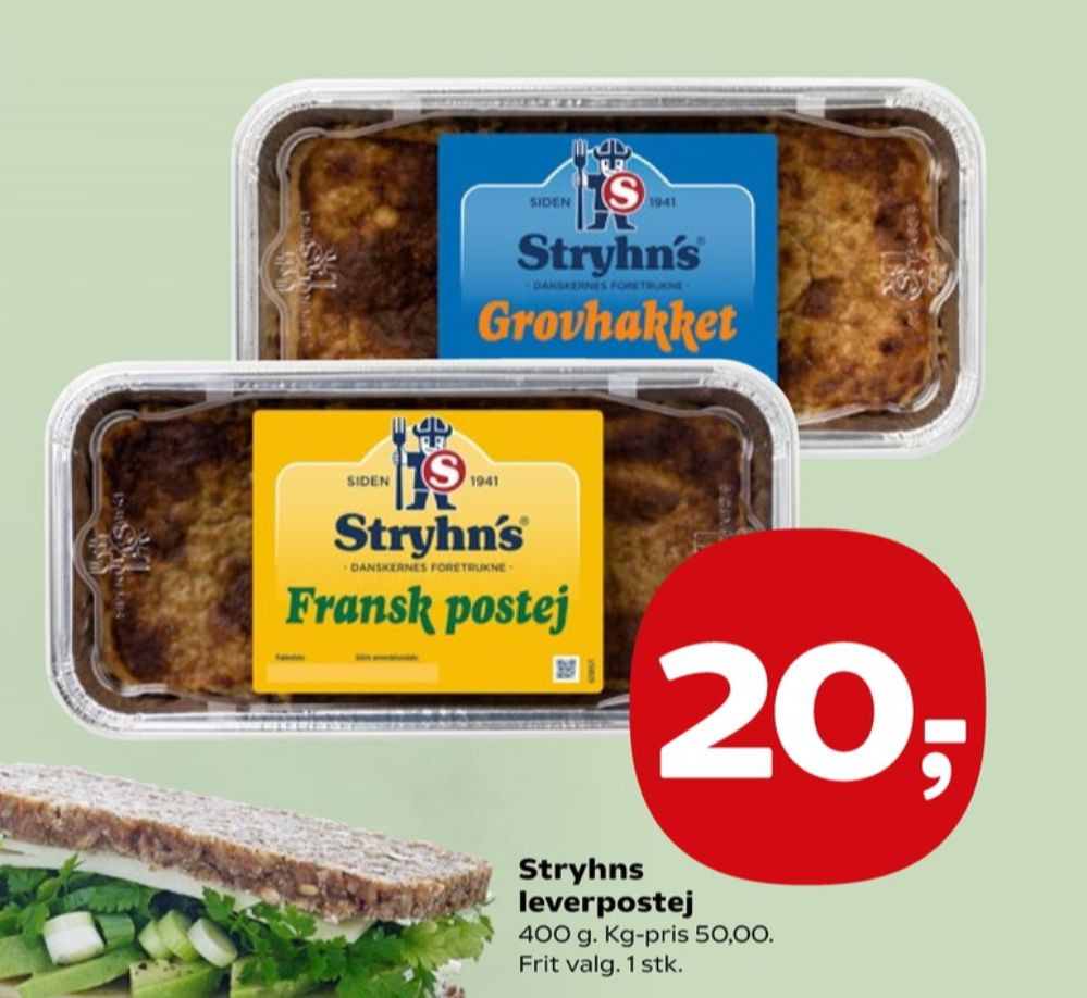 Stryhns Grovhakket, Leverpostej