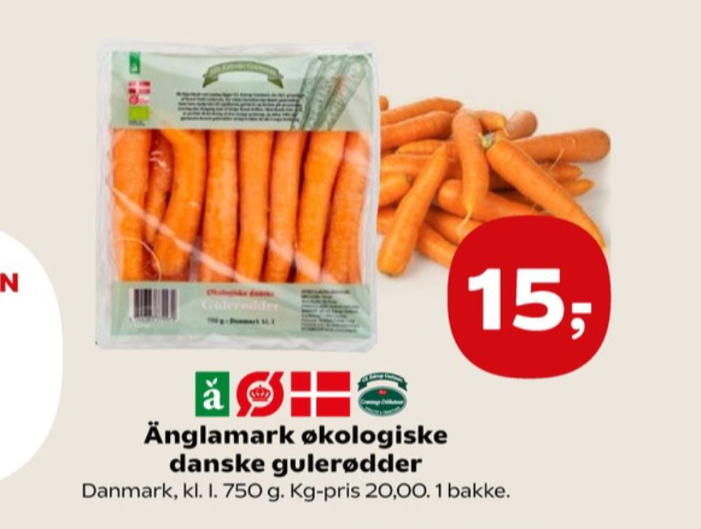 Änglamark, Gulerødder