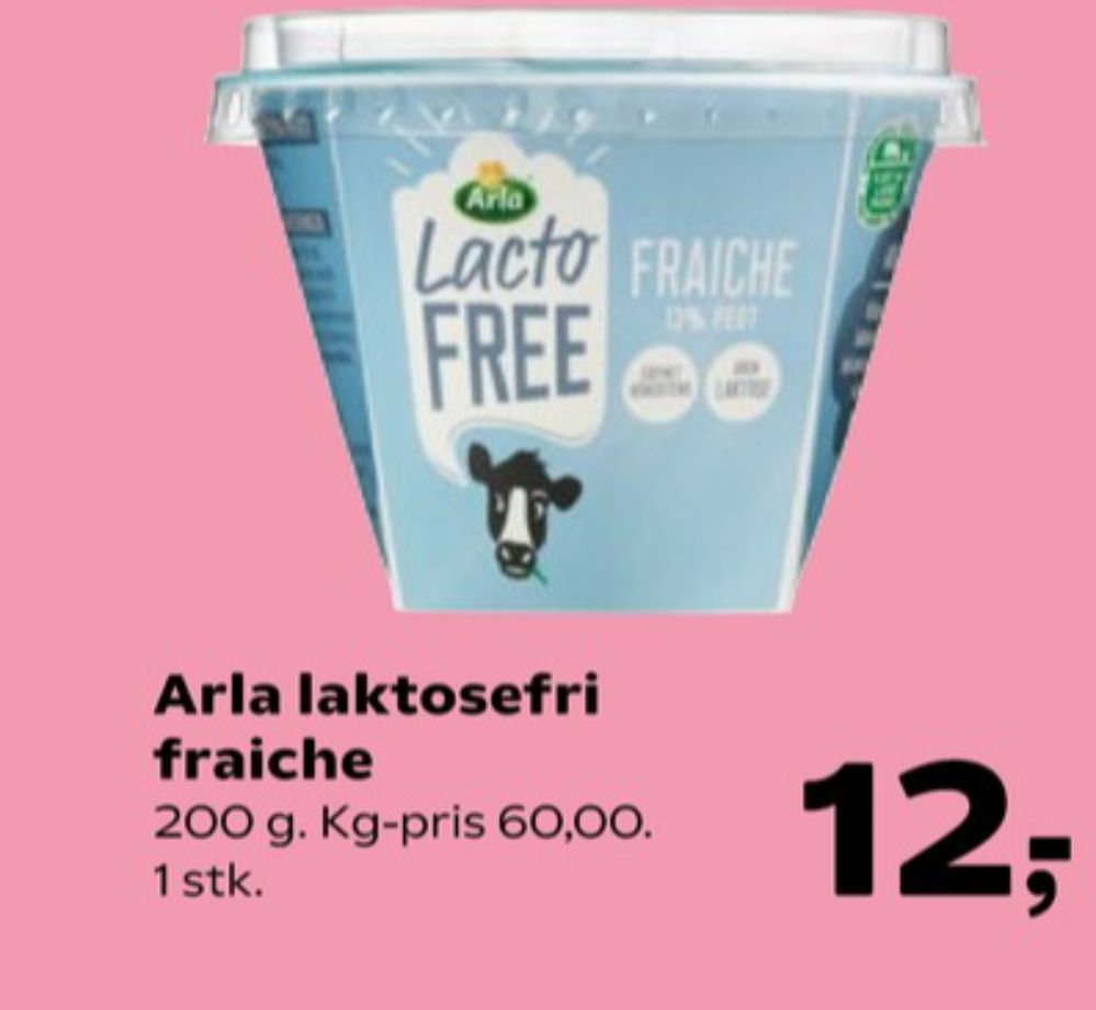 Arla Lacto FREE, Fraiche 13%