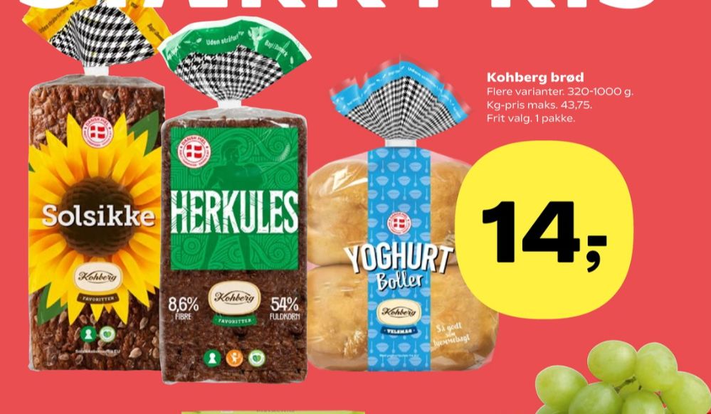 Kohberg Herkules, Rugbrødsskiver