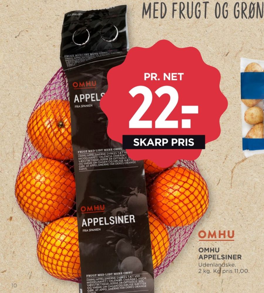 OMHU, Appelsiner