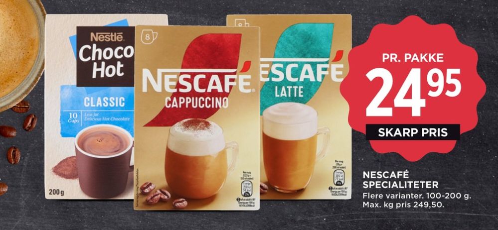 Nescafe, Instant Kaffe Cappuccino