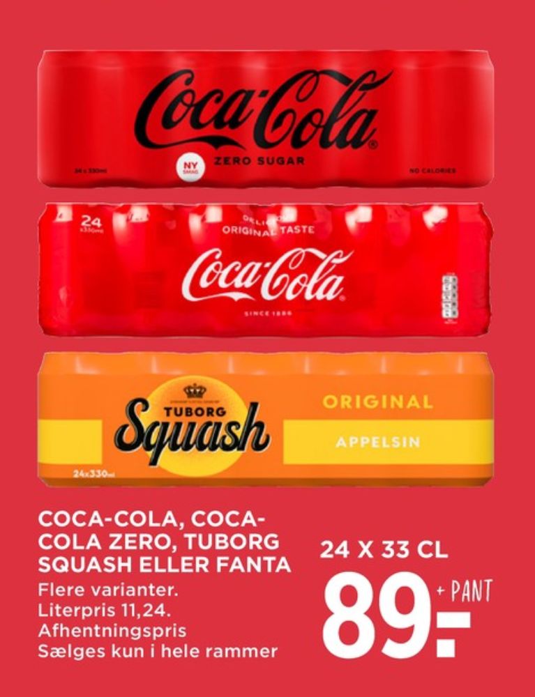Tuborg Squash, Appelsinsodavand 24 pk.