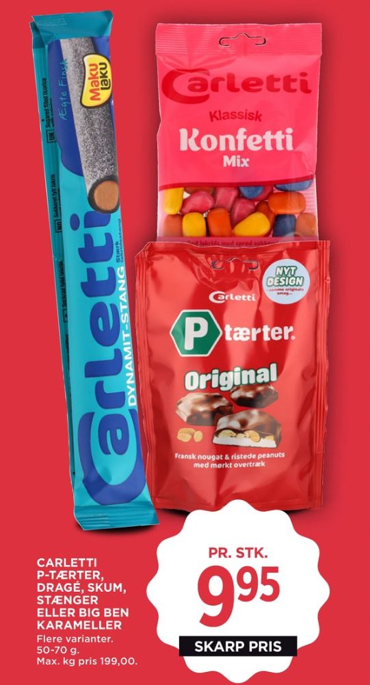 Carletti Konfetti Mix, Dragée