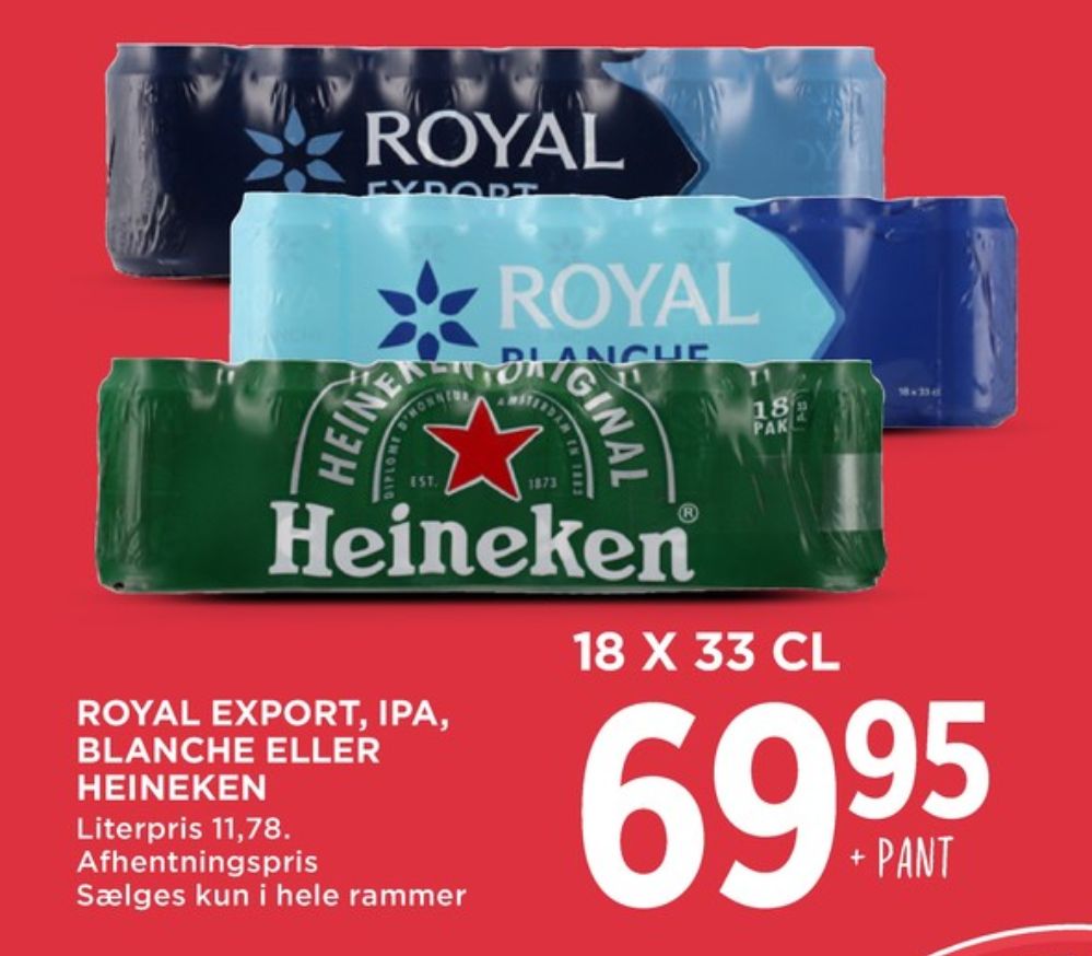 Royal Export, Øl 18 pk.