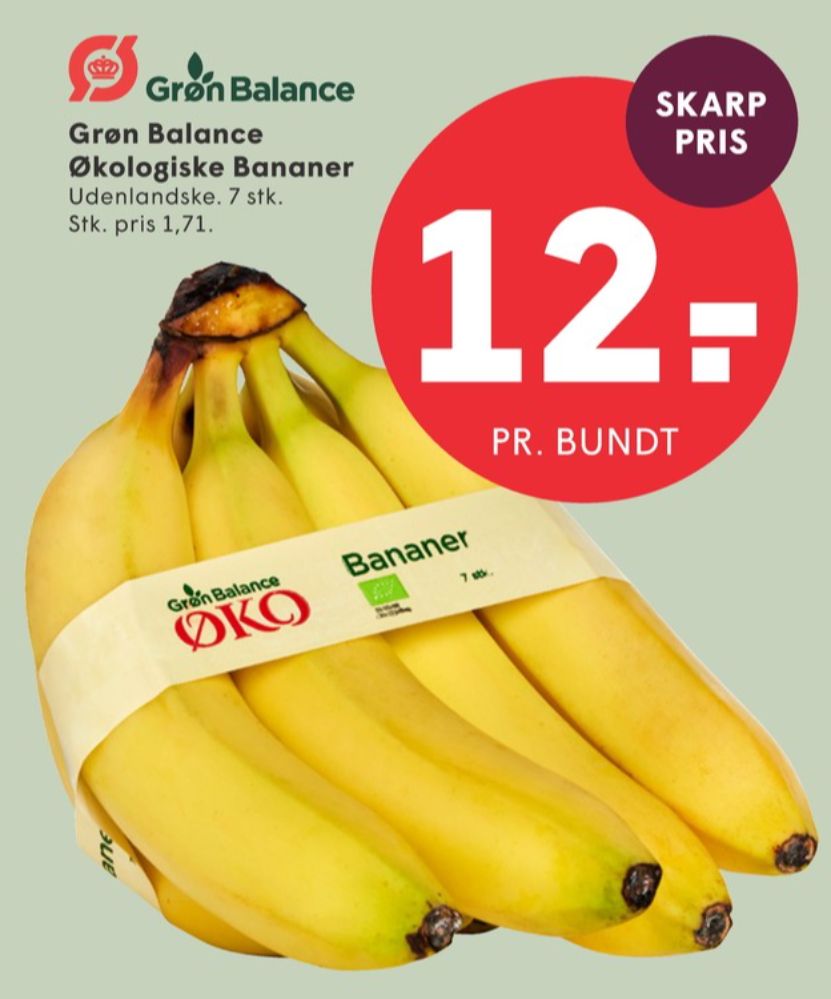 Grøn Balance, Bananer