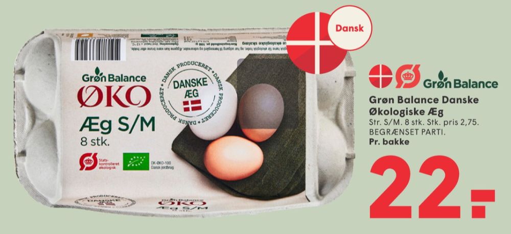 Grøn Balance, Øko Æg S/M