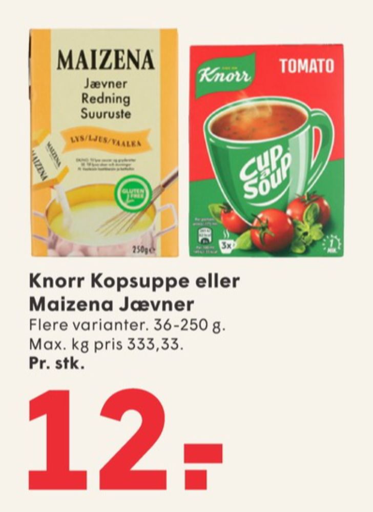 Knorr Koppen Cup a Soup, Tomato suppe