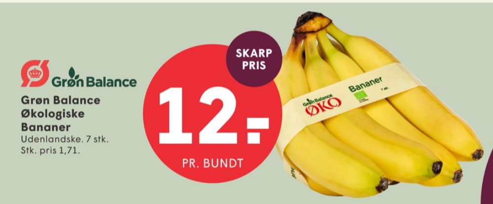 Grøn Balance, Bananer