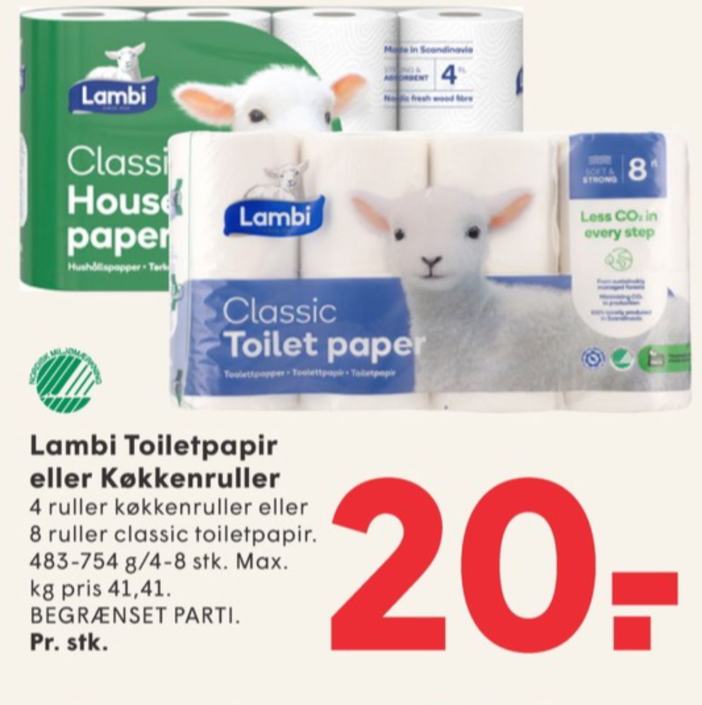 Lambi Classic, Toiletpapir