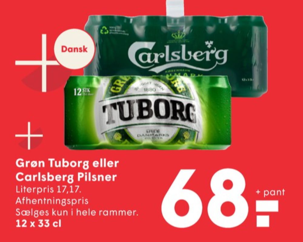 Tuborg Grøn, Øl 12 pk.