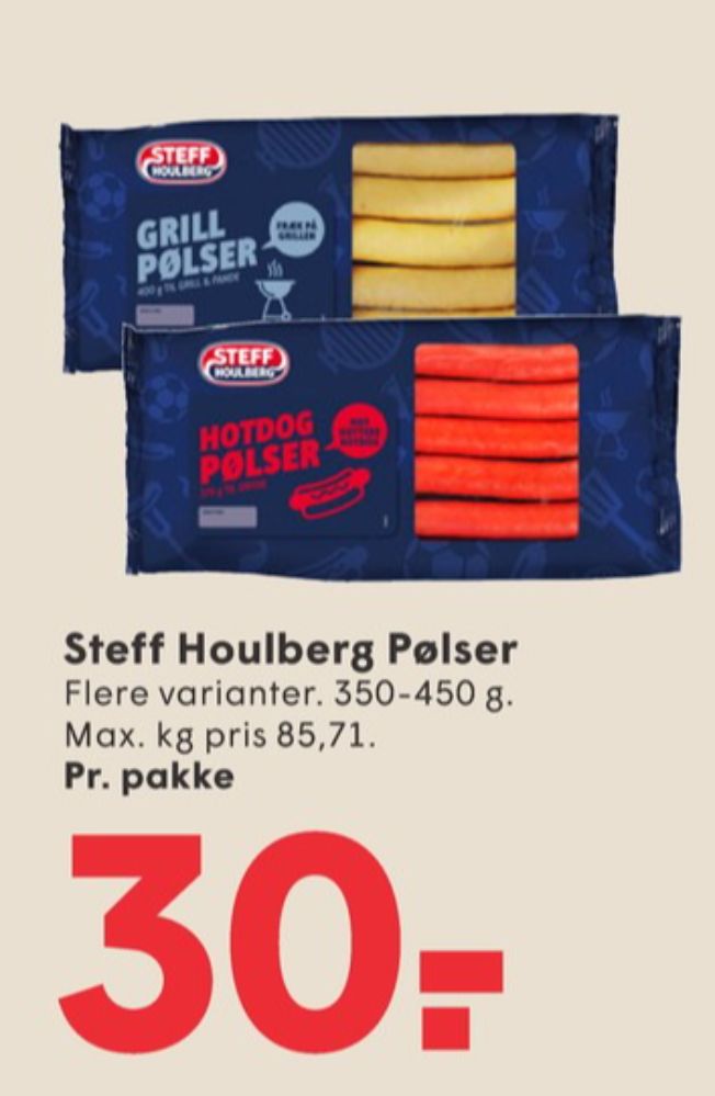 Steff Houlberg, Grillpølser