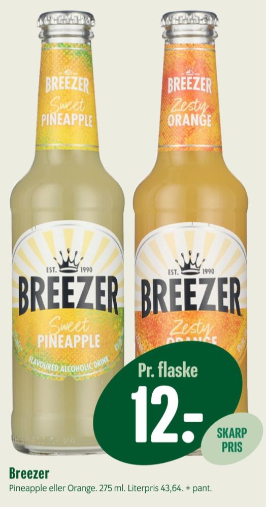 Bacardi Breezer, Zesty Orange RTD