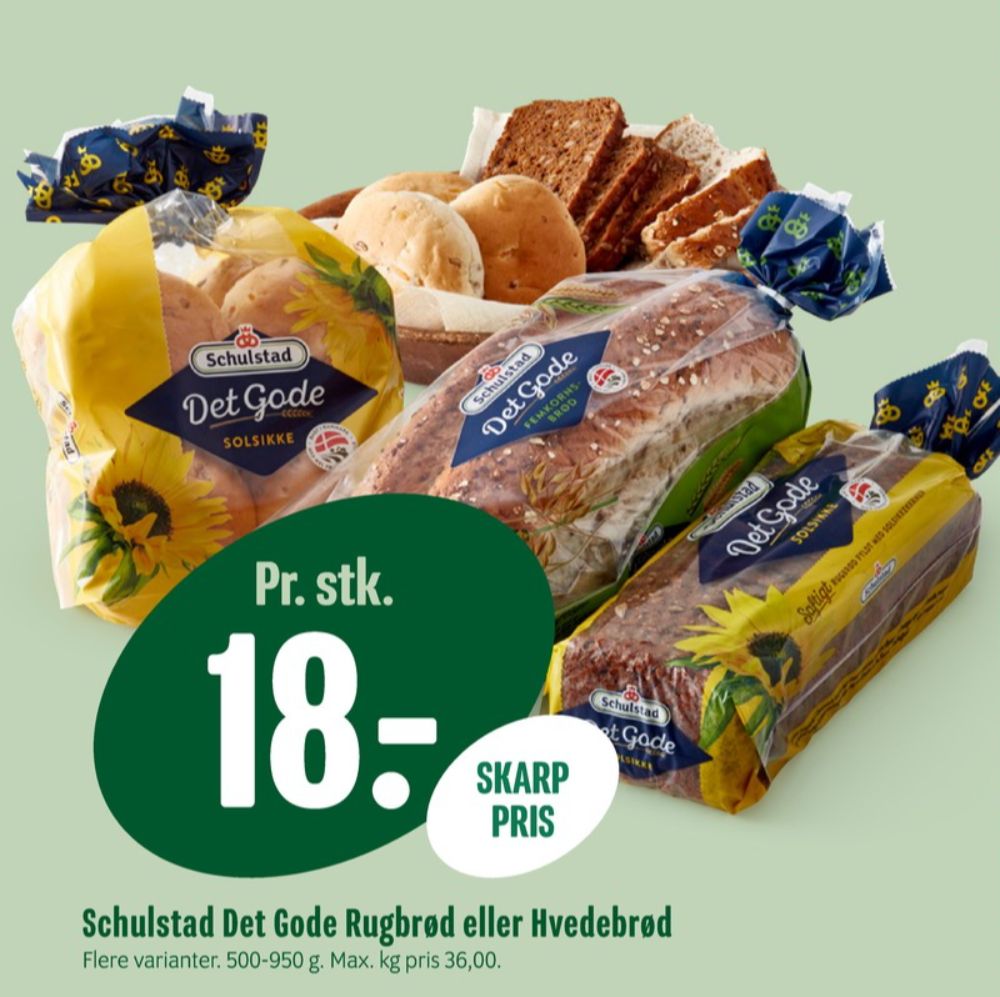 Schulstad Det Gode, Solsikkerugbrød