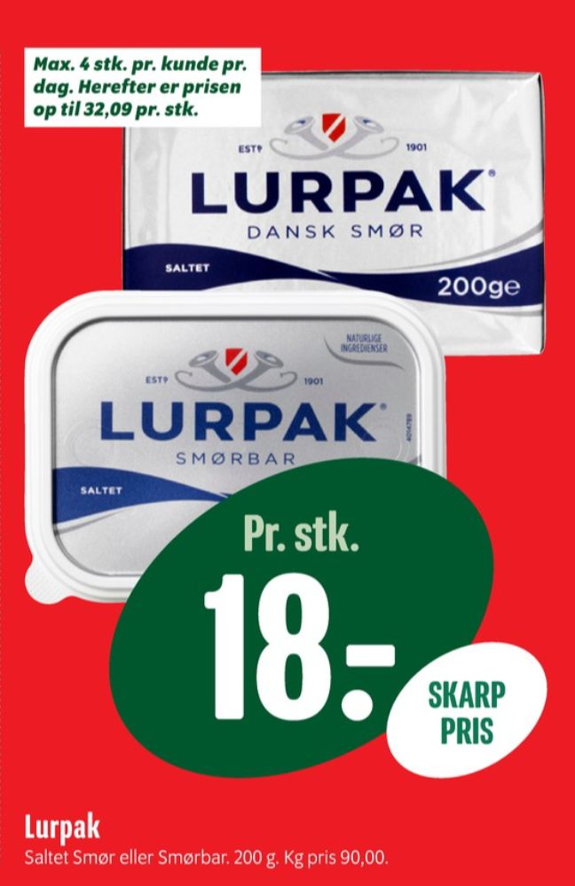 Lurpak, Smørbar