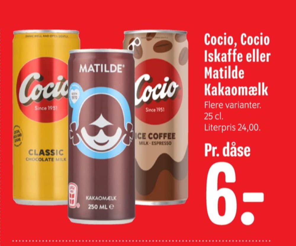 Cocio, Kakaomælk