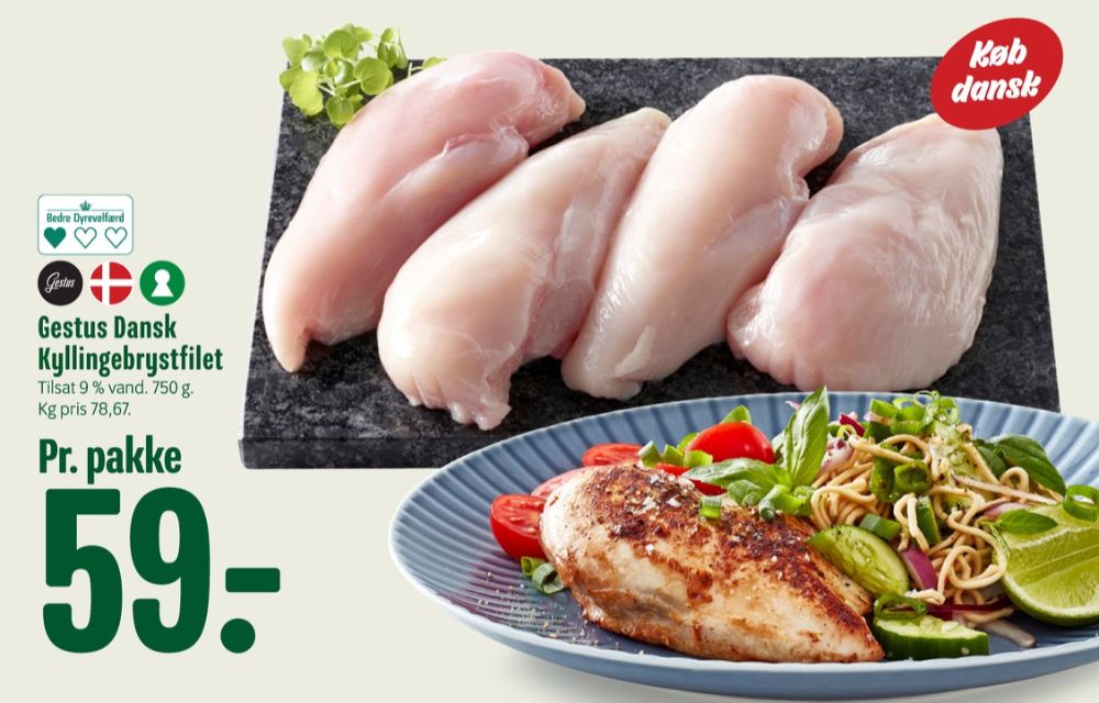 Gestus, Kyllingebrystfilet