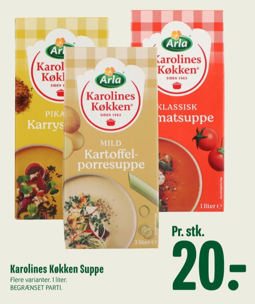 Karolines, Karrysuppe
