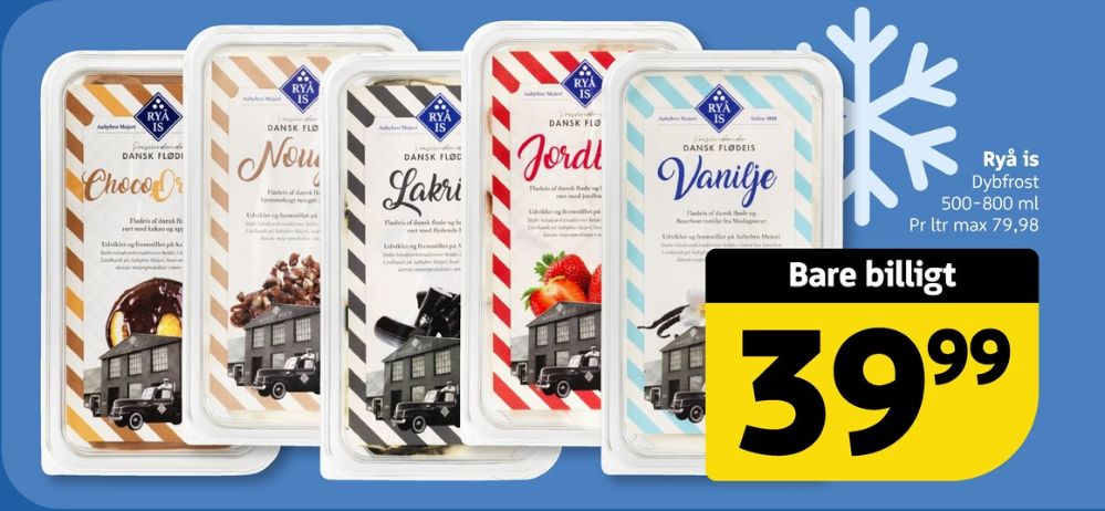 Ryå Is, Chokolade Flødeis