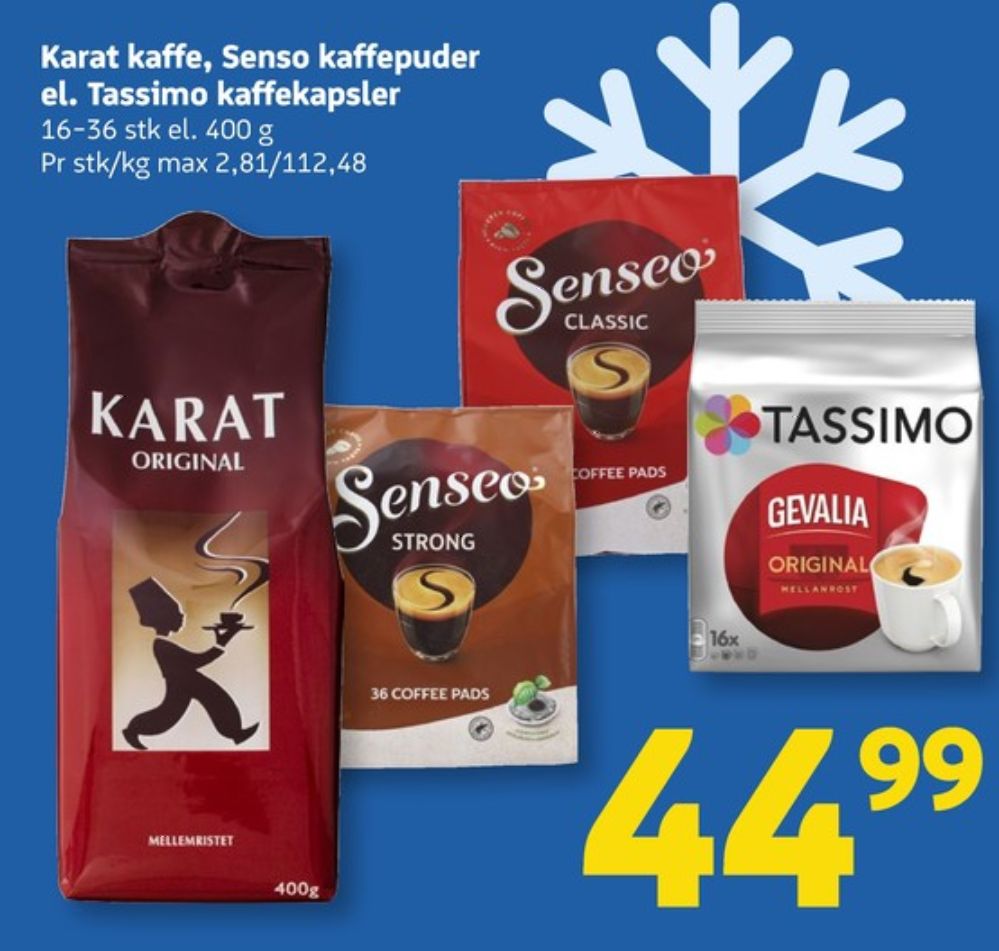 Senseo Classic, Kaffepuder
