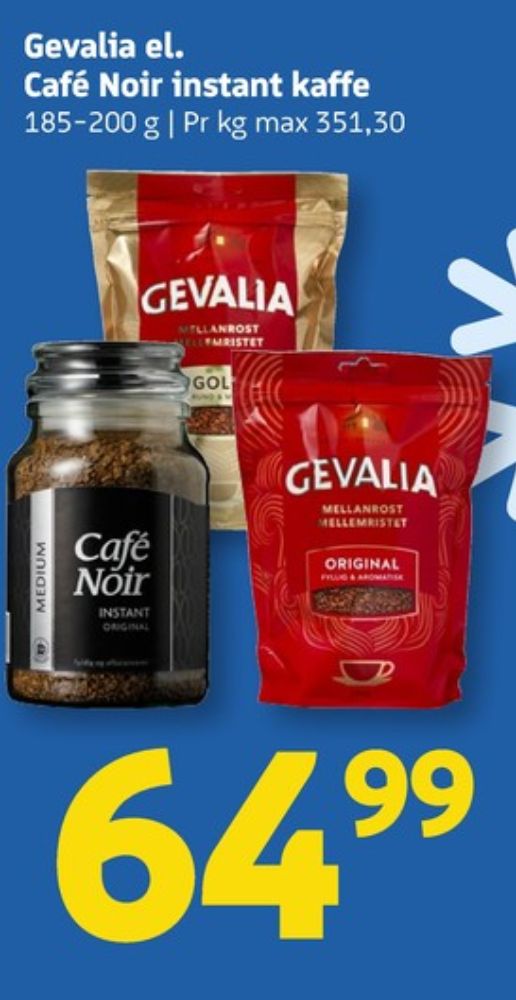 Cafe Noir, Instant Kaffe