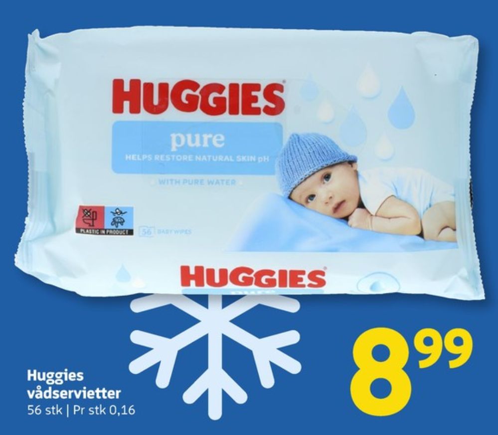 Huggies, Vådservietter