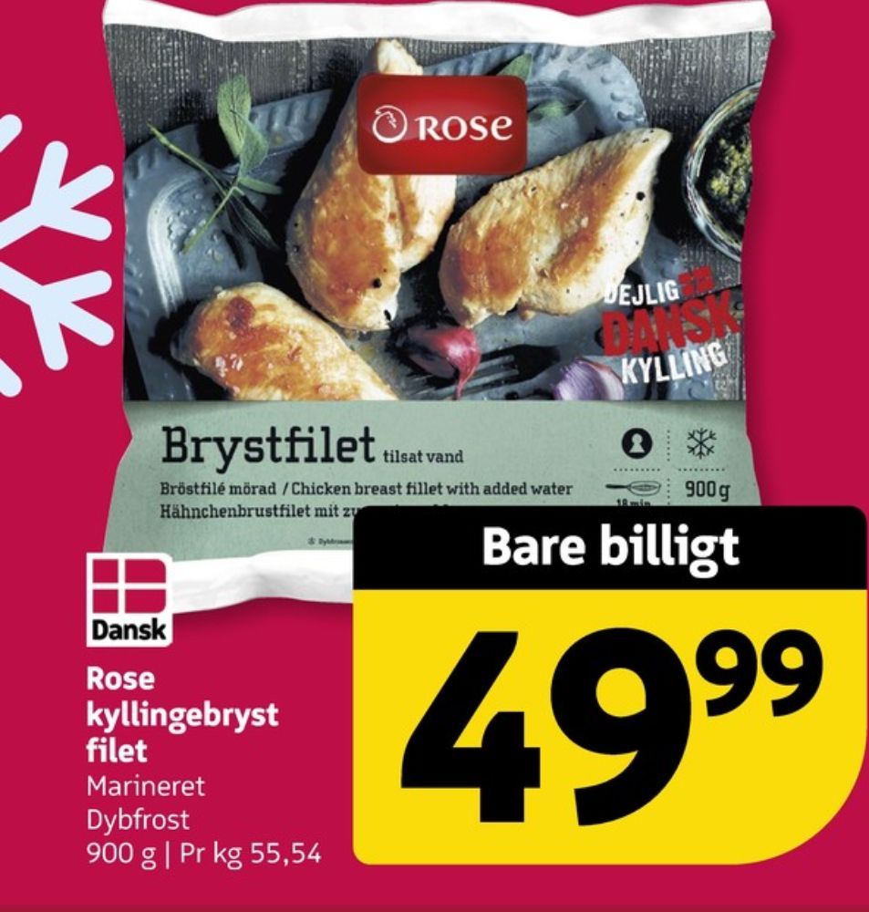 Rose, Kyllingebrystfilet