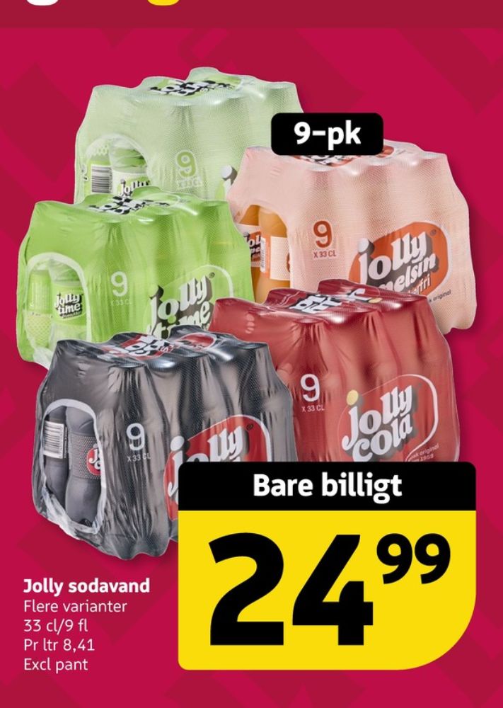 Jolly, Cola 9 pk.