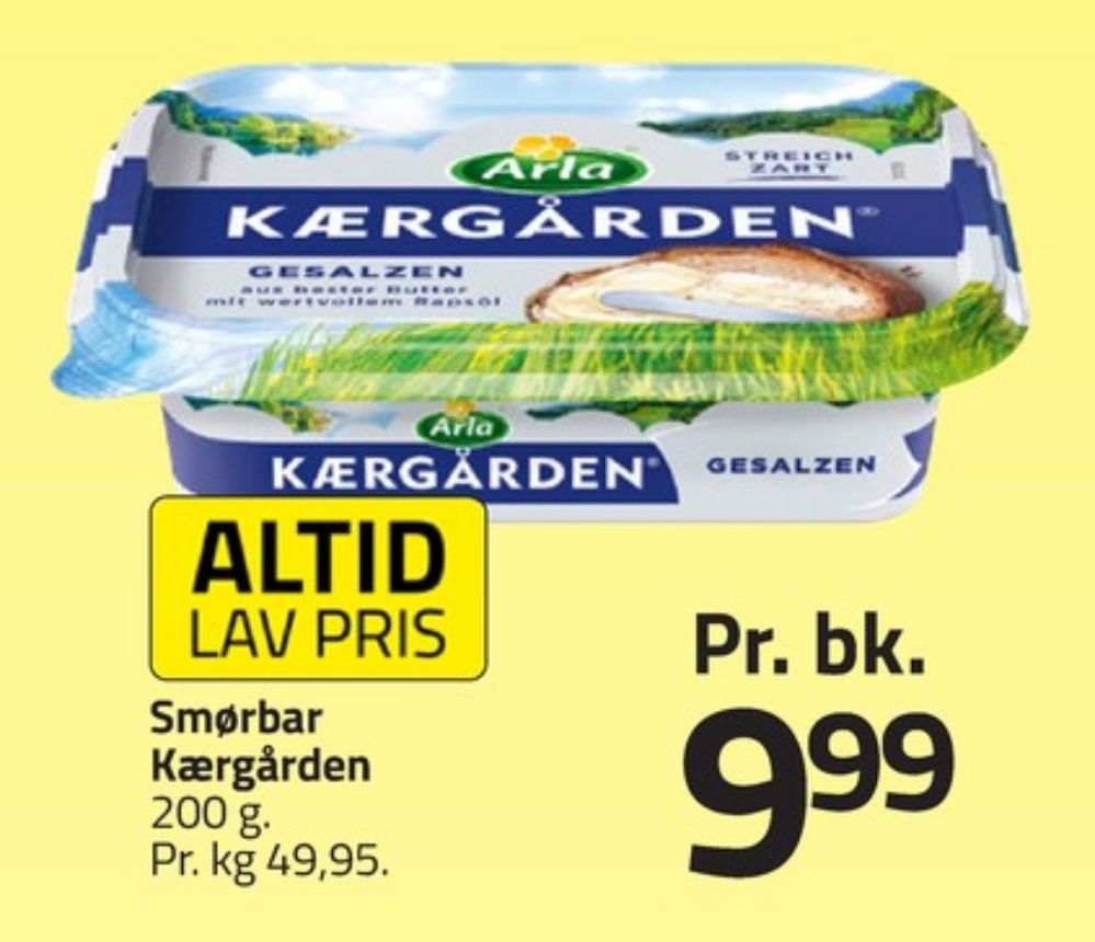 Kærgården, Smørbar