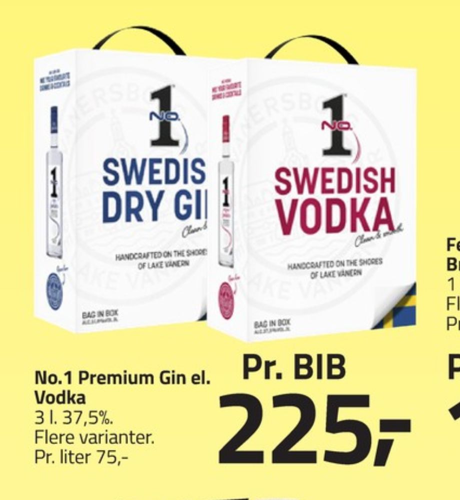 No. 1 Premium, Vodka