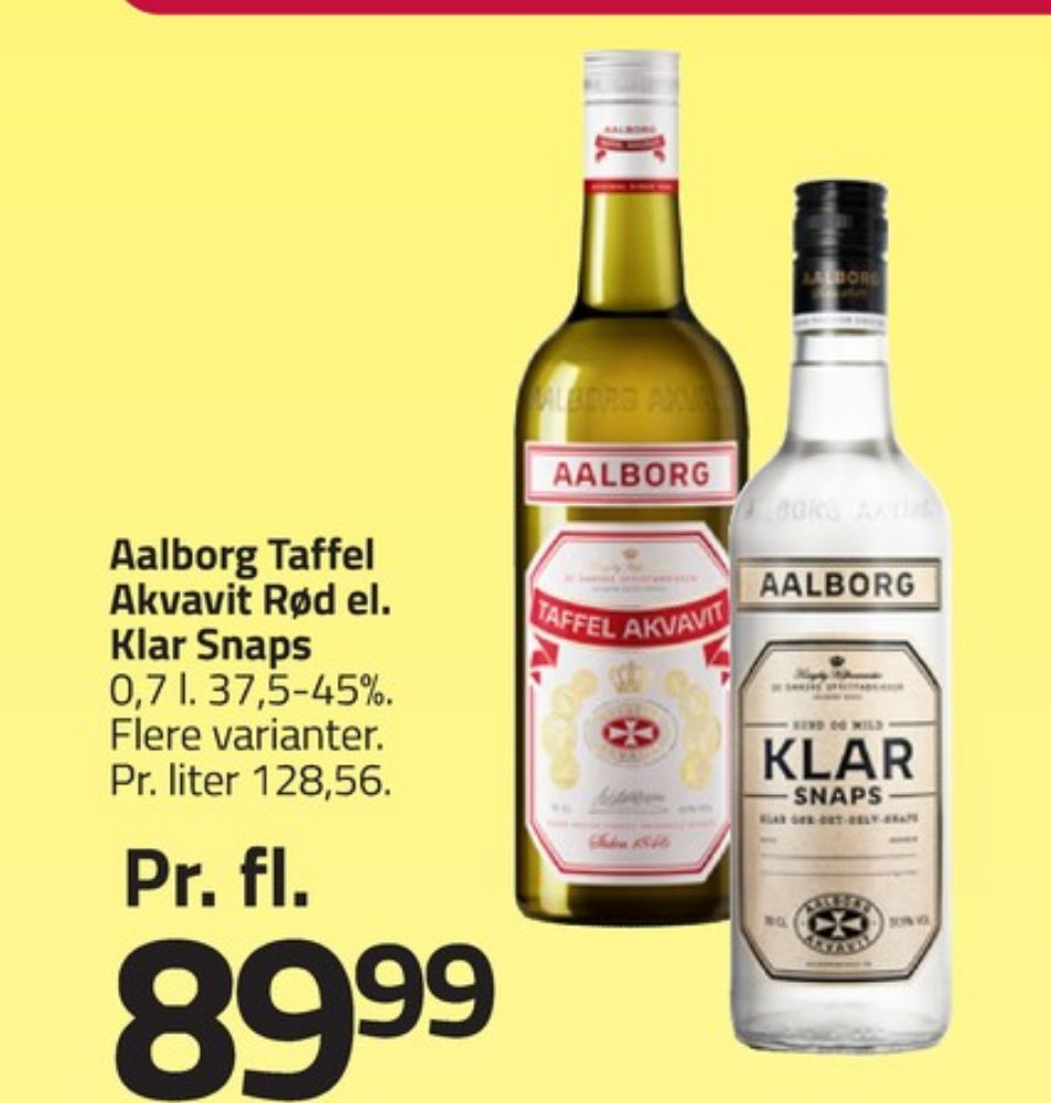 AAlborg Taffel Akvavit, Akvavit