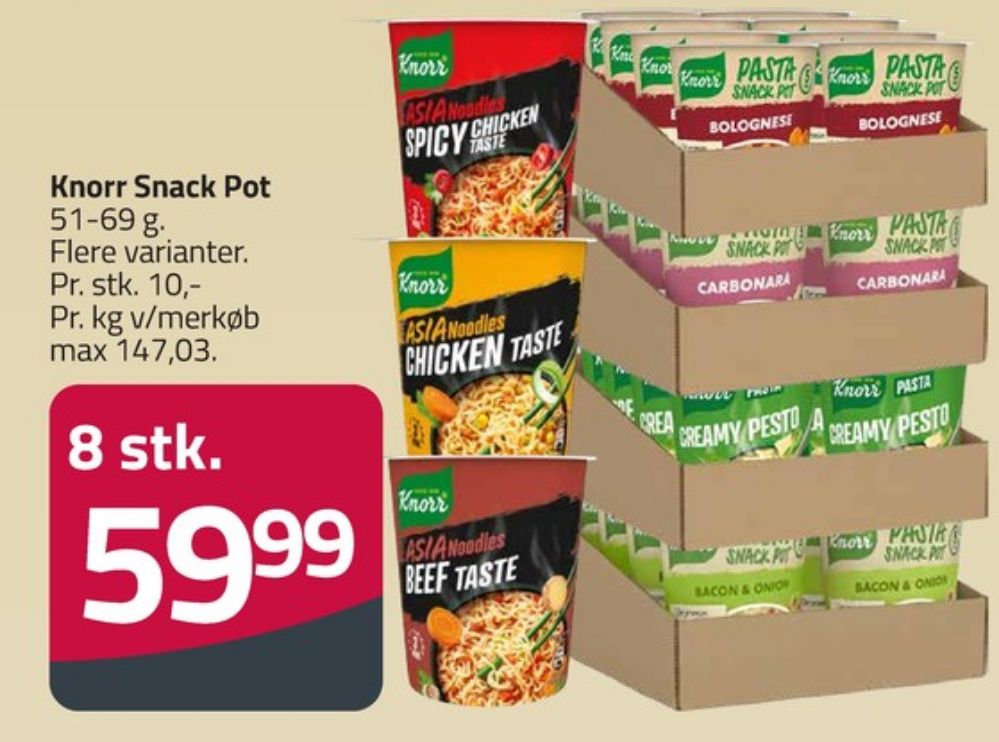 Knorr Snack Pot, Potato Bacon & Onion
