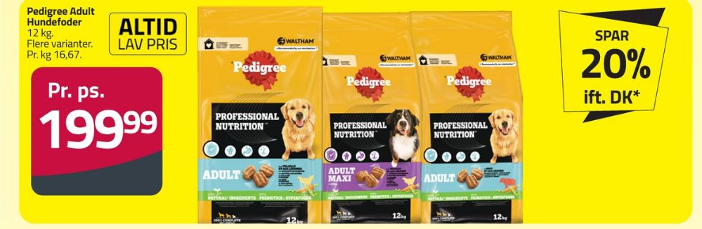 Pedigree, Hundefoder